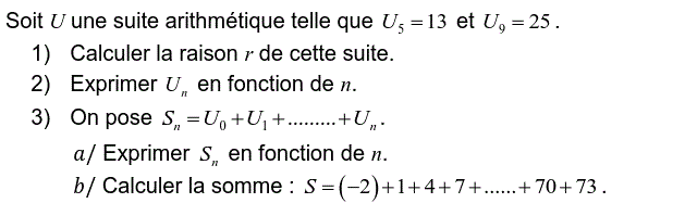 Suites: Exercice 18