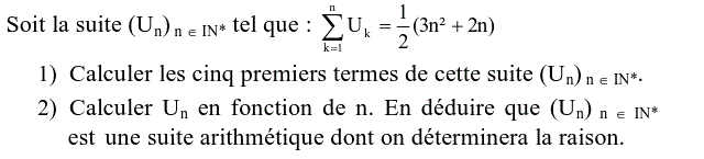 Suites: Exercice 29