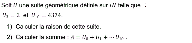 Suites: Exercice 3