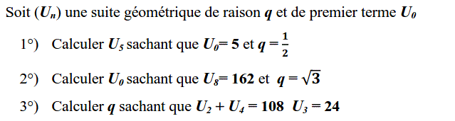 Suites: Exercice 7