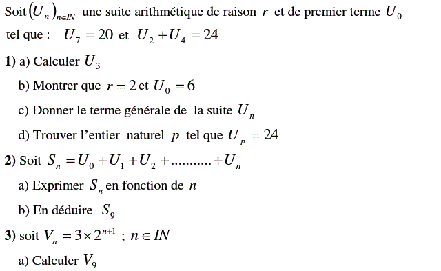 Suites: Exercice 83