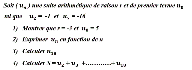 Suites: Exercice 5