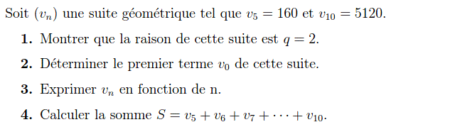 Suites: Exercice 5