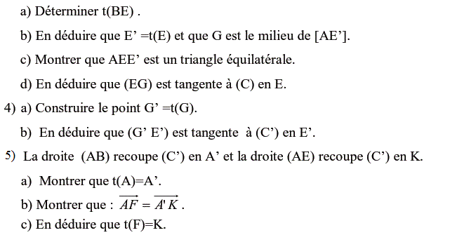 Translations: Exercice 50