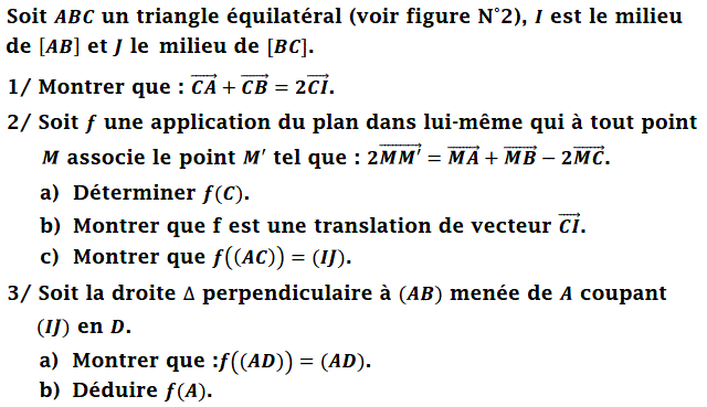 Translations: Exercice 30