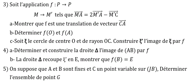 Translations: Exercice 49