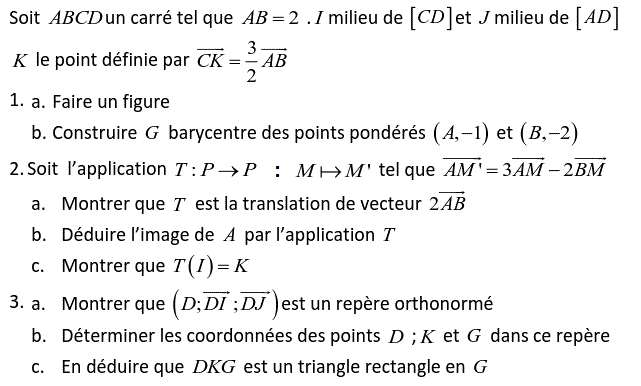 Translations: Exercice 33