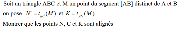Translations: Exercice 1