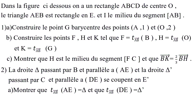 Translations: Exercice 49