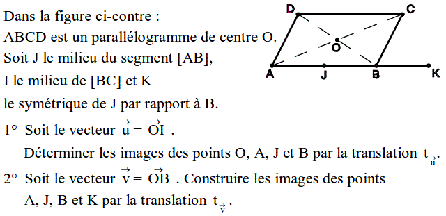 Translations: Exercice 26