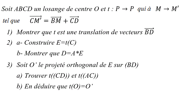 Translations: Exercice 12