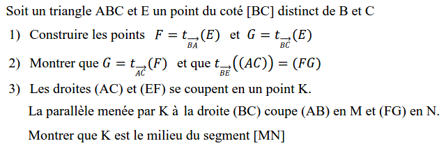 Translations: Exercice 10