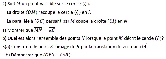 Translations: Exercice 45