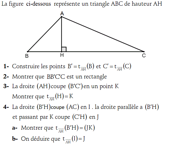 Translations: Exercice 15