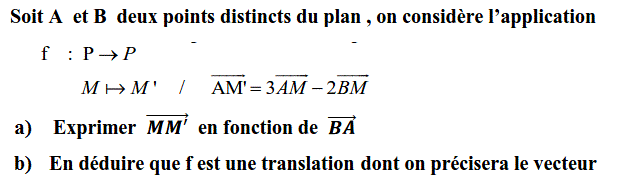 Translations: Exercice 1