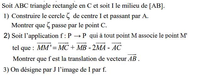 Translations: Exercice 17
