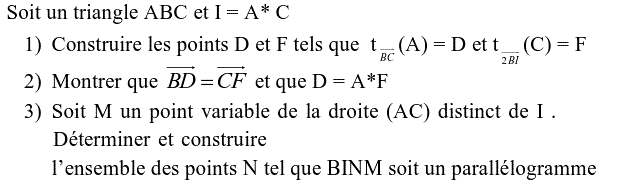 Translations: Exercice 11