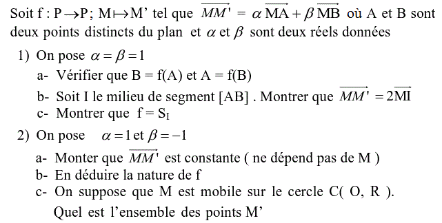 Translations: Exercice 18