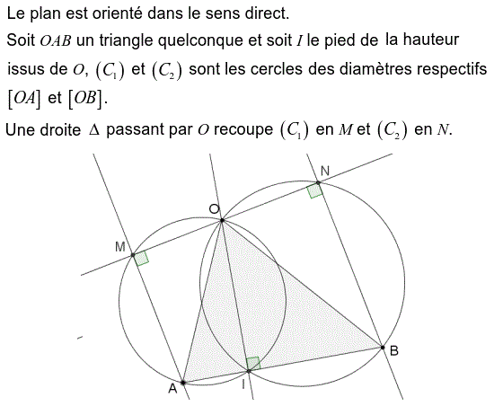 Angles orientés: Exercice 65