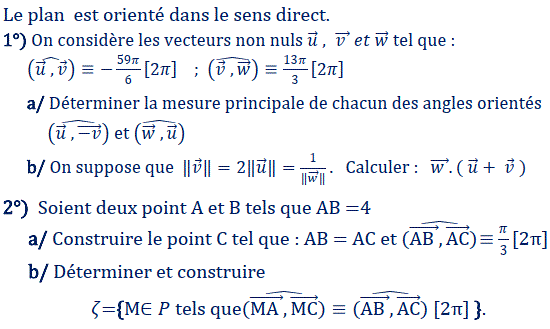 Angles orientés: Exercice 37