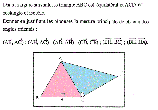 Angles orientés: Exercice 15