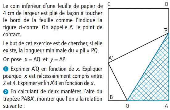 Dérivabilité: Exercice 67