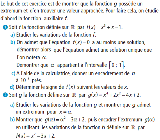 Dérivabilité: Exercice 54