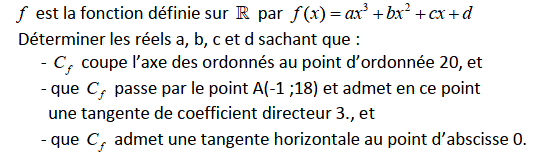 Dérivabilité: Exercice 22