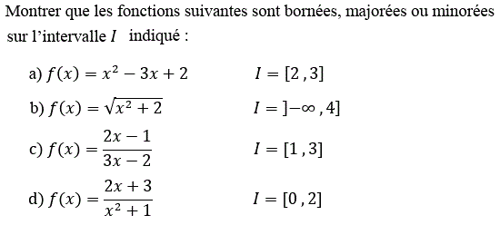 Généralités sur les fonctions: Exercice 15