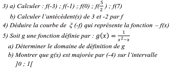 Limites et continuité: Exercice 1