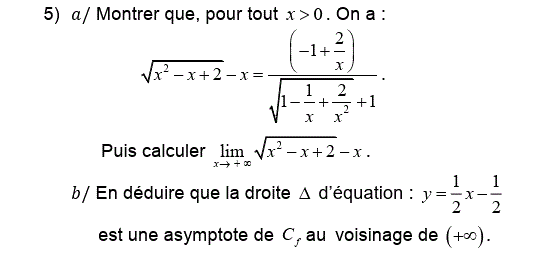 Limites et continuité: Exercice 115