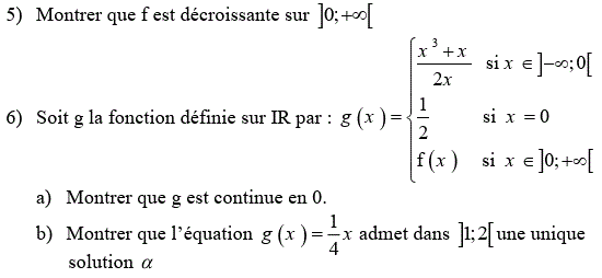 Limites et continuité: Exercice 113