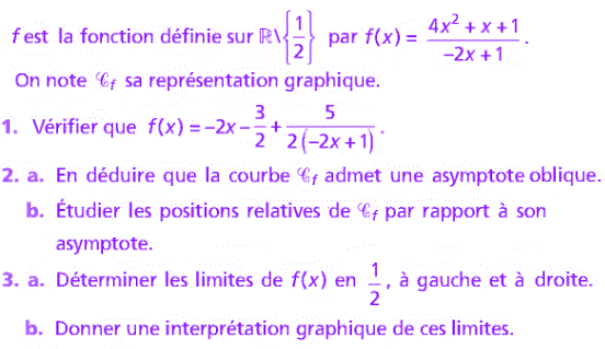 Limites et continuité: Exercice 91