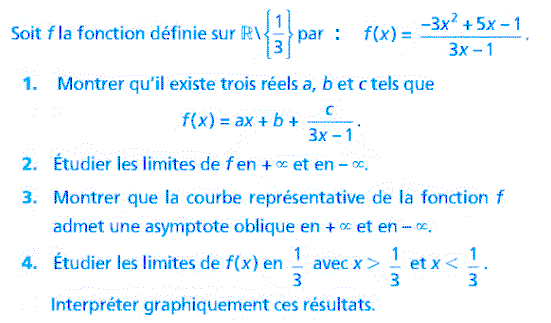 Limites et continuité: Exercice 93