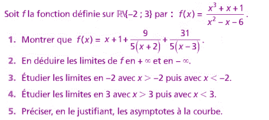 Limites et continuité: Exercice 92