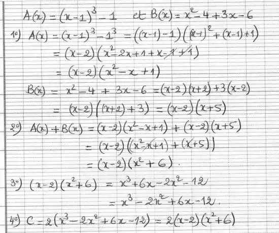 solution de l'exercice n°45