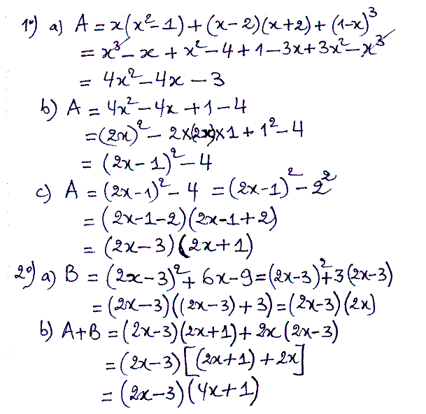 solution de l'exercice n°31