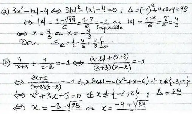 solution de l'exercice n°34