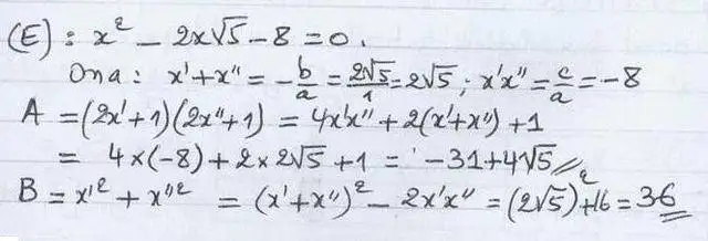 solution de l'exercice n°20