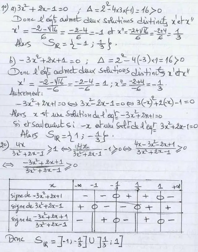 solution de l'exercice n°26