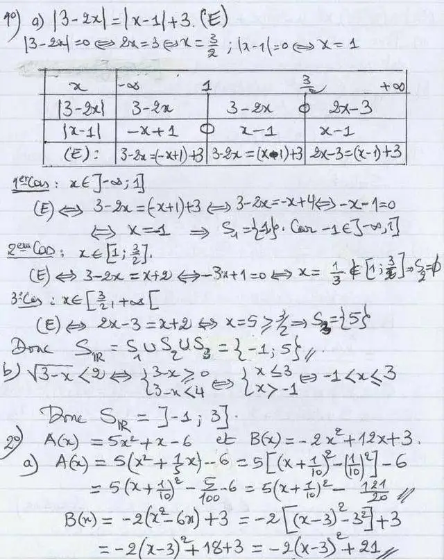 solution de l'exercice n°27