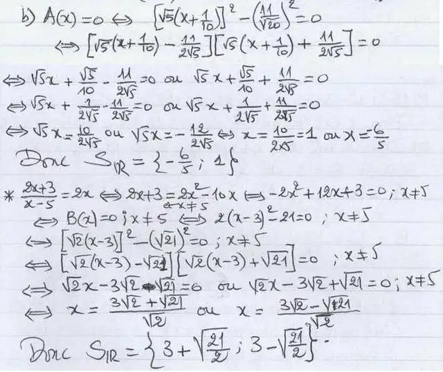 solution de l'exercice n°27