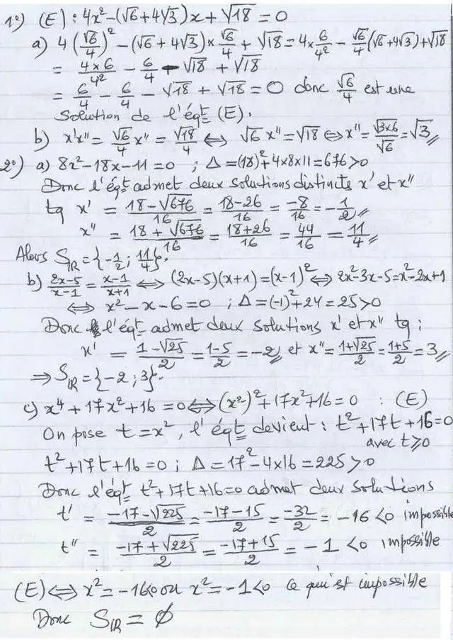 solution de l'exercice n°34