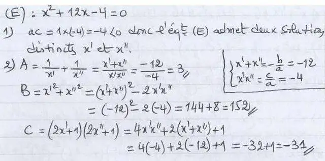 solution de l'exercice n°22