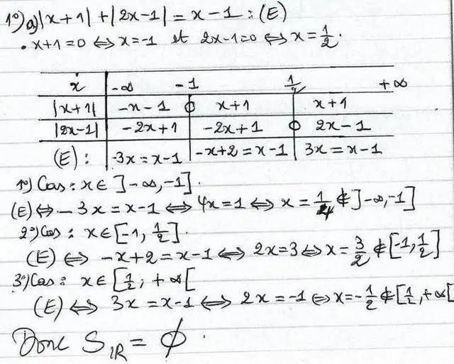 solution de l'exercice n°6