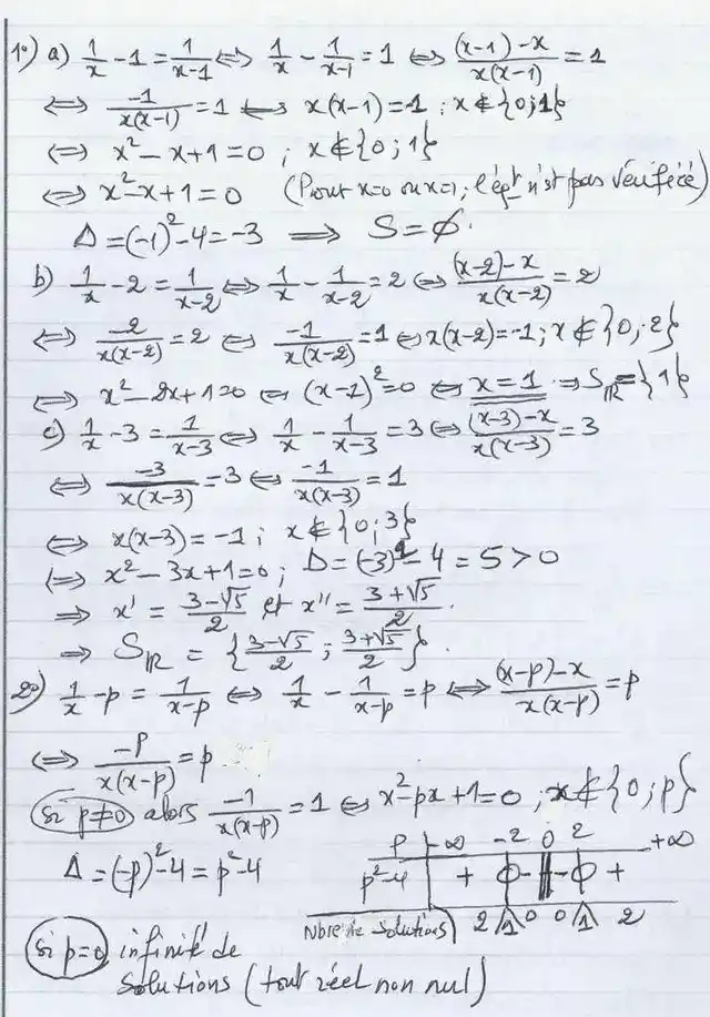 solution de l'exercice n°32