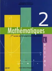 manuel de mathématiques 2ème lettre Tunisie