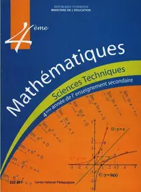 manuel de mathématiques 4ème technique Tunisie