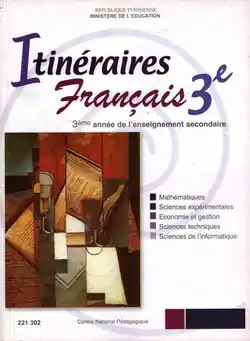 Manuel scolaire de la langue française 3ème toutes les sections scientifiques en Tunisie