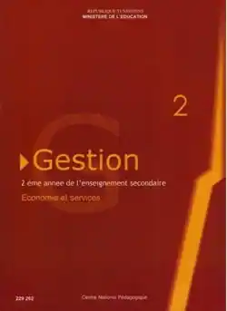 manuel scolaire de gestion pour les élèves du 2ème Economie et services